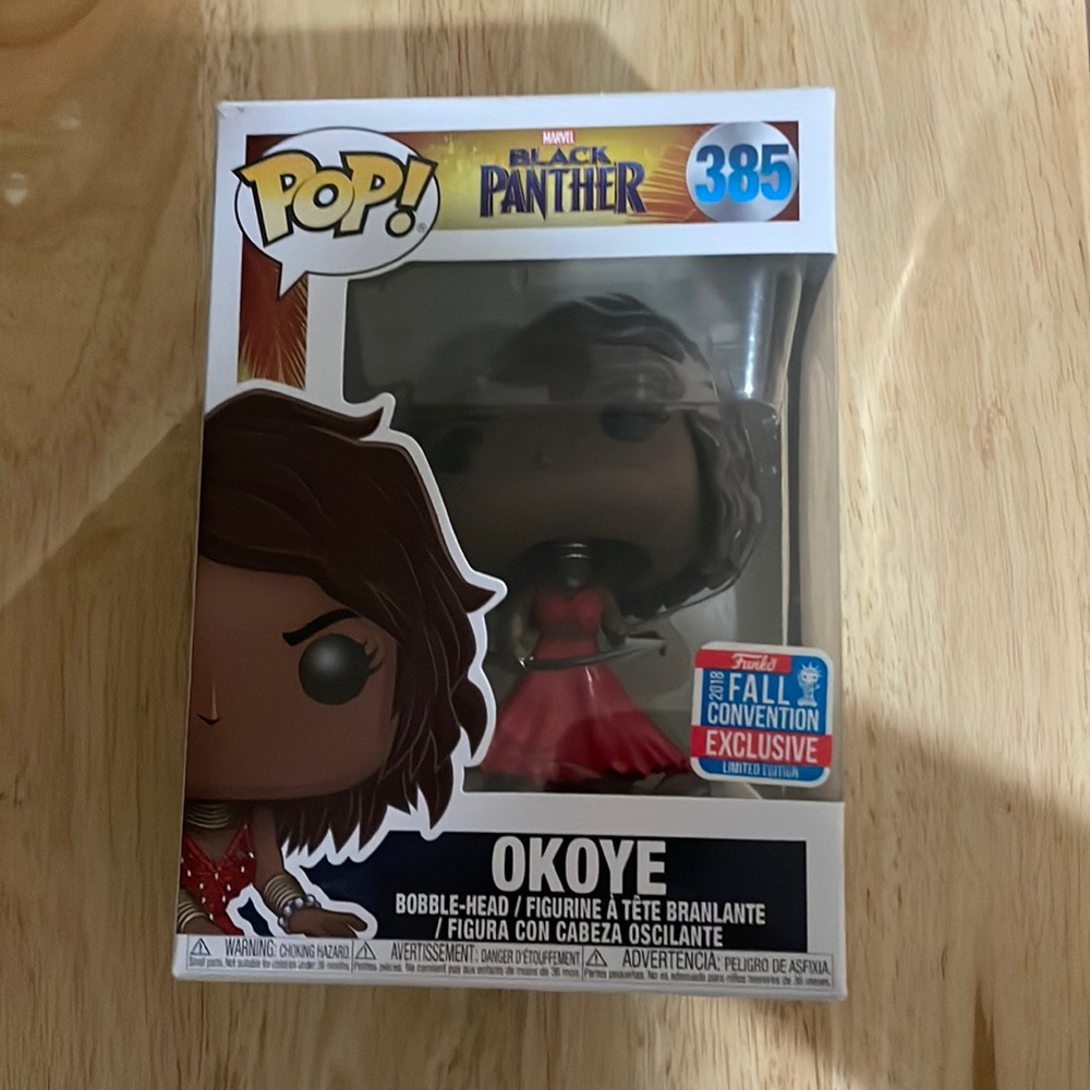 Limited Edition Black Panther Okoye Funko Pop